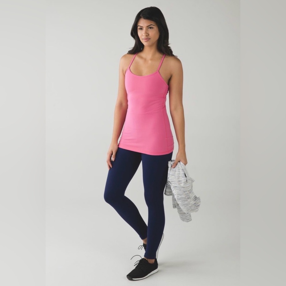 lululemon athletica Pink Strappy Tank Top